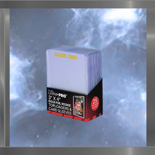 3" X 4" Rookie 35PT Toploader with Card Sleeves 25ct