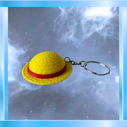 Luffy Straw Hat Keychain