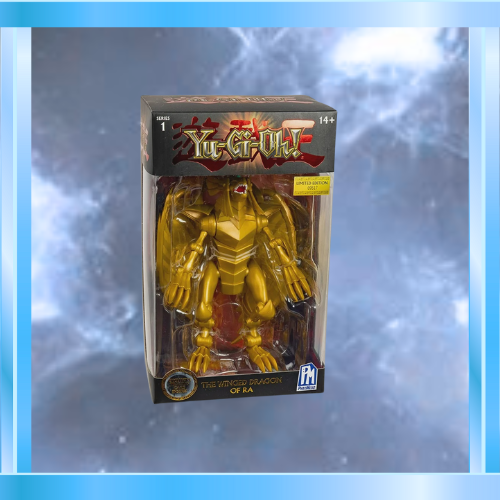 Yu-Gi-Oh! Highly Detailed 7 inch Articulated Action Figure, Limited Edition, Includes Exclusive Trading Card, The Winged Dragon of Ra
