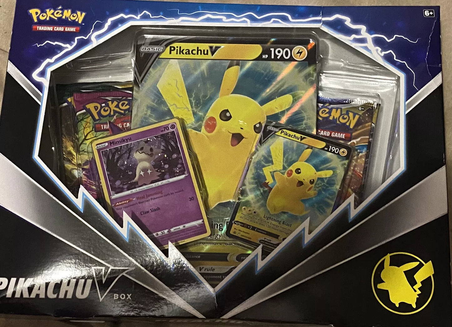 Pikachu V Box