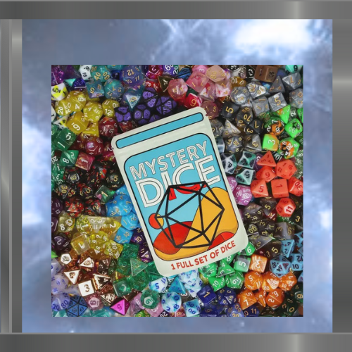 Mystery Dice - Full Set of 7 Polyhedral Dice