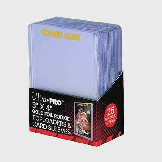 3" X 4" Rookie 35PT Toploader with Card Sleeves 25ct