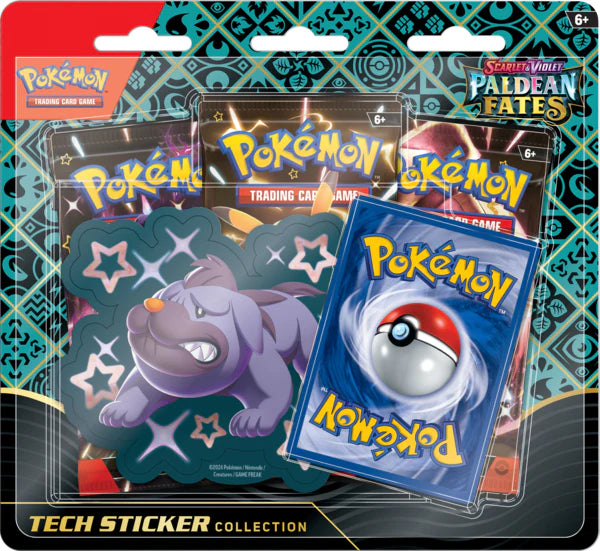 POKEMON TCG: SCARLET & VIOLET PALDEAN FATES TECH STICKER COLLECTION