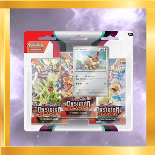 Obsidian Flames 3 Pack Blister [Eevee]