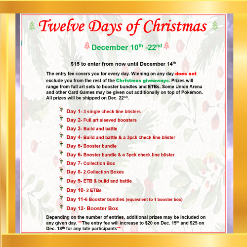 Twelve Days of Christmas