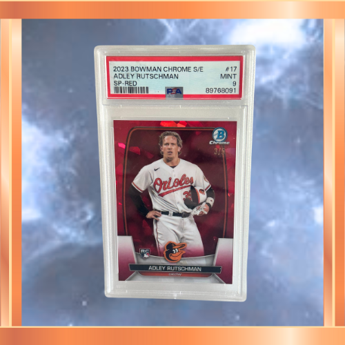 2023 Bowman Chrome S/E Adley Rutschman #17 SP-Red 3/5 PSA 9